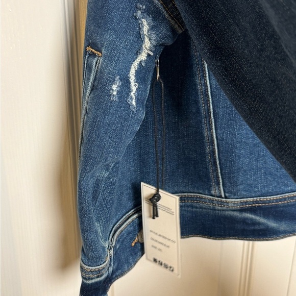 Judy Blue Distressed Indigo Jean Jacket - Picture 10 of 14